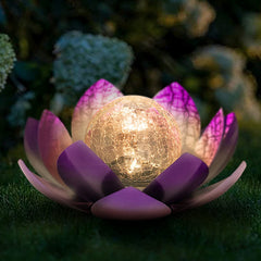 Solar Lotus Lights