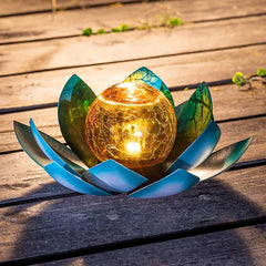 Solar Lotus Lights(blue)